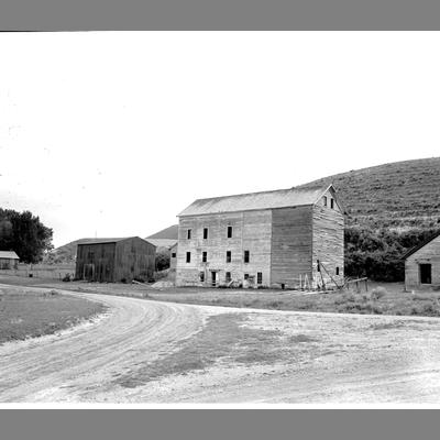 Hineman Cold Spring Flour Mill 5 miles West of Sheridan, Montana (1880s - 1890s), 1950.