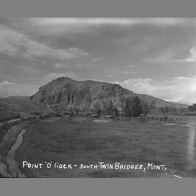 Point of Rock South of Twin Bridges, Madison County