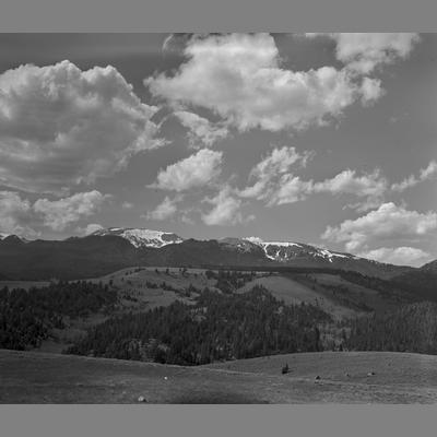 Table Top Mountain Snow Capped from a Distance, 1951