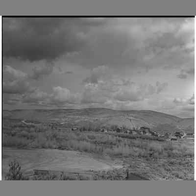 A View of Bannack, Montana, from a Distance, 1952