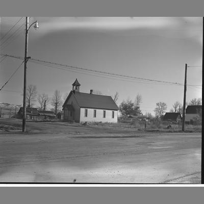Methodist church at Twin Bridges, Montana, 1957