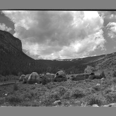A Meadow filled with Charcoal Ovens, Canyon Creek, 1952