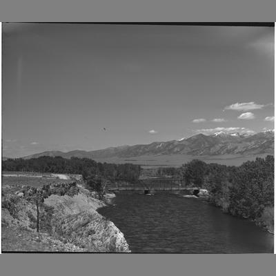 Big Hole Bridge from up River, 1952