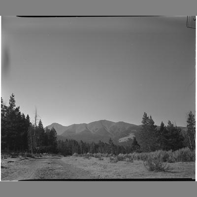 Road Looking toward Lookout Mountain, west side of Table Mountain, 1952