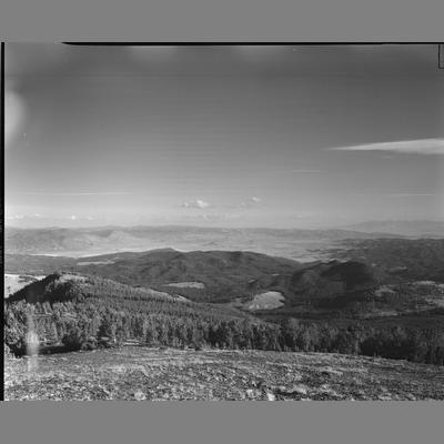 Looking North from Lookout Mountain, 1st North Peak from Table Mountain