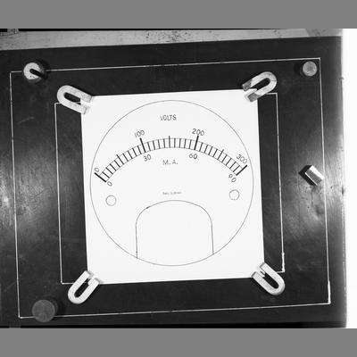 Photo of a Meter Scale, 1953