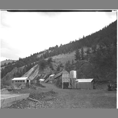 Williams Phosphate, Upper Ruby Mine buildings, 1953