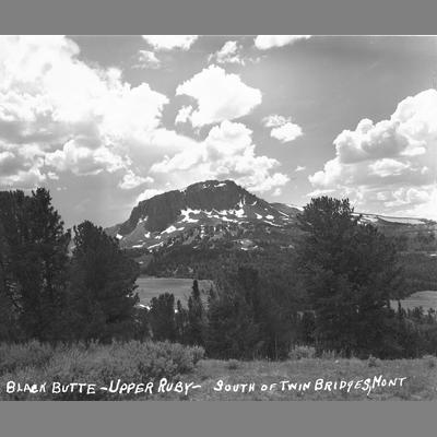 Black Butte, Upper Ruby, South of Twin Bridges, Montana, 1953