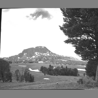 View of Black Butte, Upper Ruby, Madison County, 1953