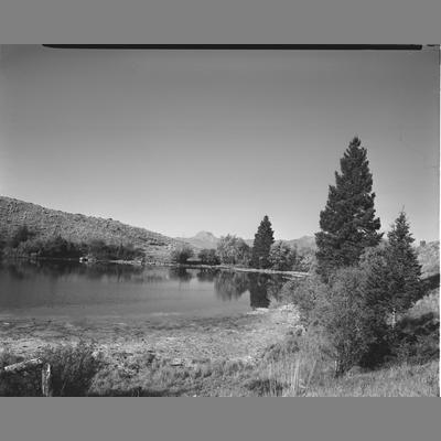 Lakes above Virginia City Looking East with the Madison Mts. in the Background, Madison County, 1953