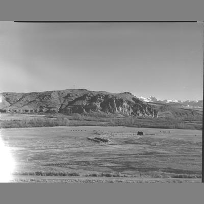 Point of Rock Looking West Across Valley From Hill Top, Beaverhead County, 1954