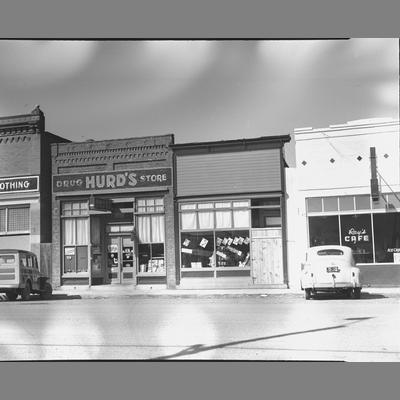 George M. Hurd's Drug Store, Twin Bridges, Montana, 1954