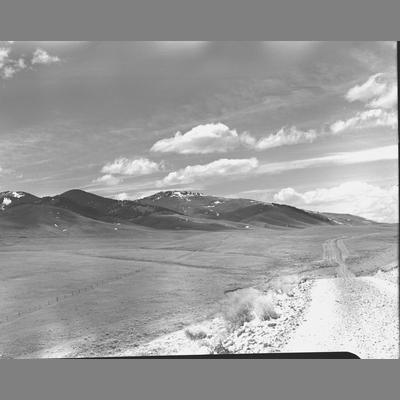McCartney Mountains looking West, Madison County, 1954