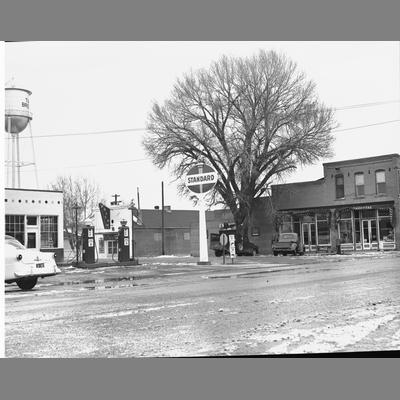Gas Station in Twin Bridges, Montana, 1954