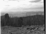 Taken from head of Biven Gulch looking toward Ruby Lake, Madison County, 1954