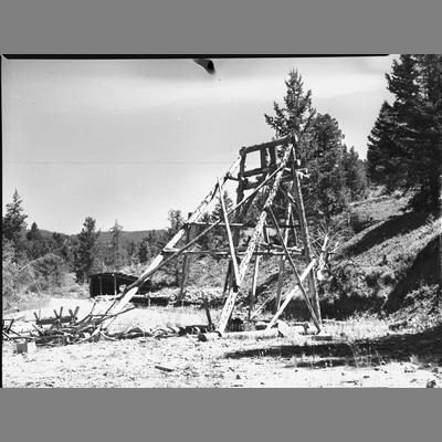 Mine at the Head of Bevin's Gulch, Madison County, 1954