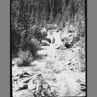 Birch Creek Waterfall and Rapids, 1954