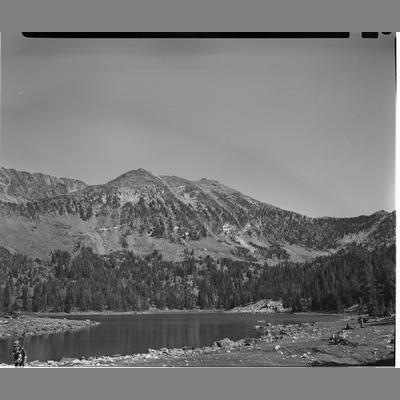 Branham Lake, Upper Lake; Mill Creek 1954