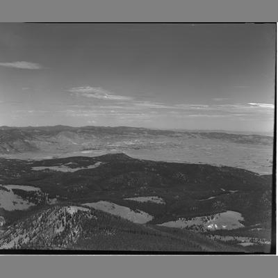 Looking north from Lookout Mountain toward Butte, Silver Bow County, Montana, 1954.