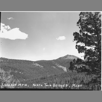 Lookout Mountain, north of Twin Bridges, Montana, 1954.