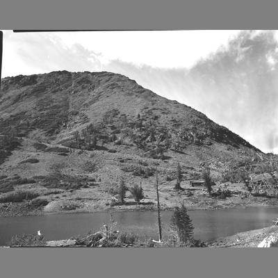 Abandoned Buildings Above Lower Lake, Dry Boulder 1954