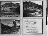 A Christmas card with a series of photographs of scenic locations, from Thomas Brook.
