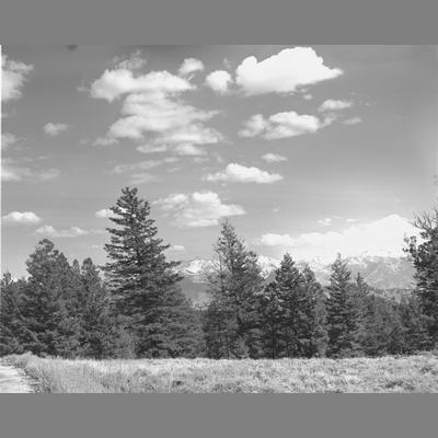 Tobacco Root Range from Hell's Canyon Looking East, Madison County 1956
