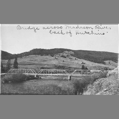 Metal Truss Bridge Crossing the Madison River