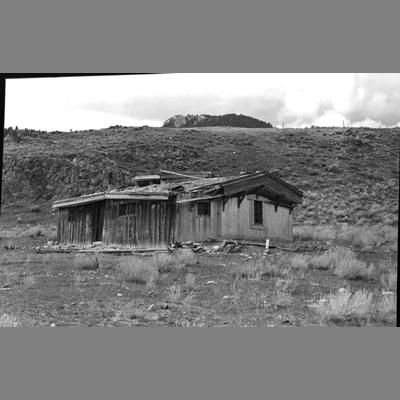 The Yaden Homestead Cabin on Antelope Spring, 1956