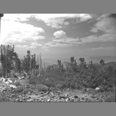 From the top of Tower Mountain, Beaverhead County, Montana, 1956.