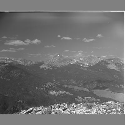 From the top of Tower Mountain, 1956.
