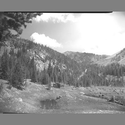 Wisconsin Cr. from Forks Lake Shore Mine and Jackson Lake, Madison County 1956