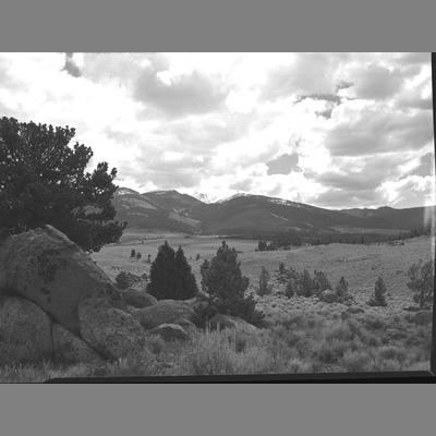 The View of Table Mountain from Fish Creek, Beaverhead County, 1957
