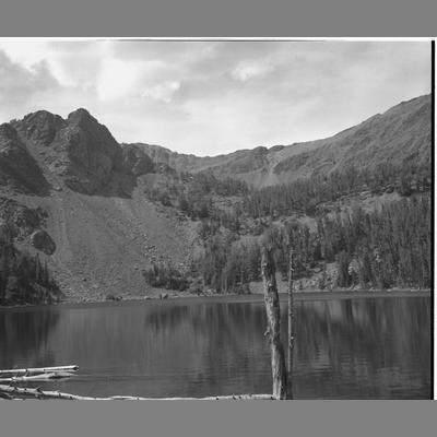 A Landslide at Sailor Lake, South Boulder 1958