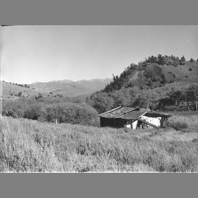 Slade's Cabin - Sitting Six Miles North East of Virginia City, 1958