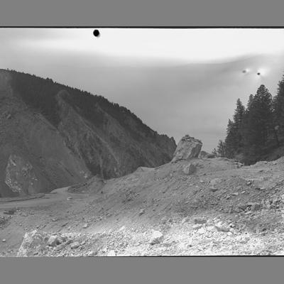 The area surrounding Quake Lake, 1960
