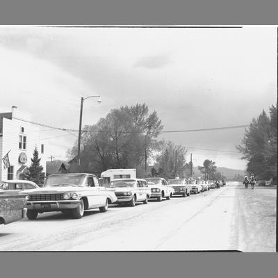 Caravan from Texas, Twin Bridges, Montana, 1962