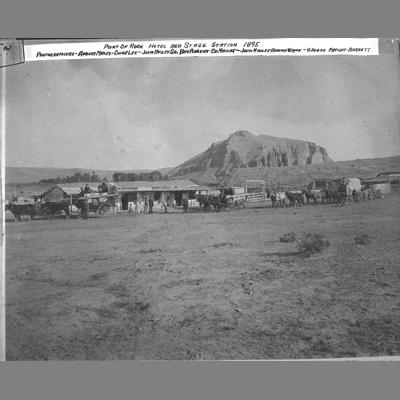 Point of Rock Hotel and Stage Station, Beaverhead County, 1895