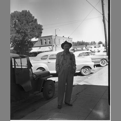 Joe Redfern, Noted Rider of the Belgrade Bull, 1953