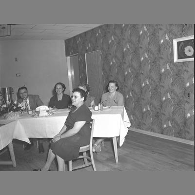 Margaret Basolo (Sprague), 25th Anniversary at Blue Anchor, Twin Bridges, Montana 1952