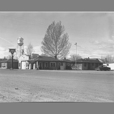 Mrs. Pitcher's Cabins and Gas Station, Twin Bridges 1961