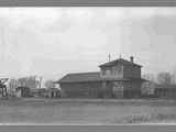 Northern Pacific Depot Twin Bridges, Montana, 1954
