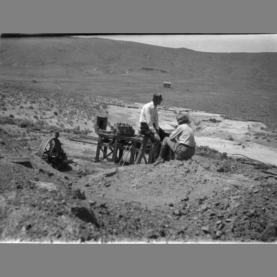Couple At Mine Site, Near Rochester, Montana, 1932