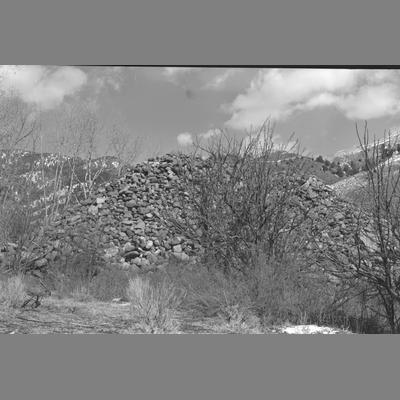 Large Pile of Mine Tailings of the Wisconsin Creek Placer Mine, 1955