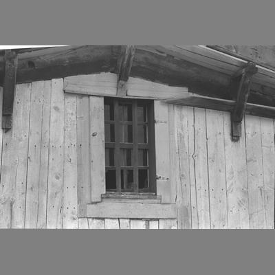 Close up of a Window on the Yaden Homestead on Antelope Spring, 1956