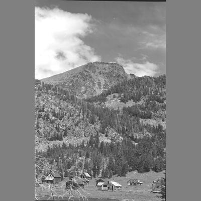 A Group of Frame Buildings at Lake Shore Mine 1956