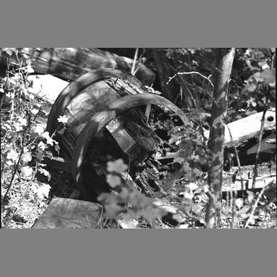 Broken Wooden Wheel Device, September 9, 1956