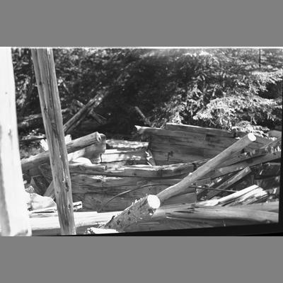 An Old Arrastre up Noble Gulch, 1956