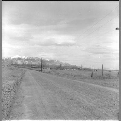 Dirt Road Leading to the JW Brook Ranch, March 20, 1956
