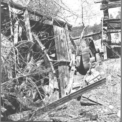 Water Wheel at Stamp Mill, Fairview Mine, Wisconsin Creek